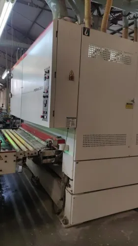 Lixadeira banda larga automática Tecmatic Pegasus 2000 com 3 grupos lixadores 