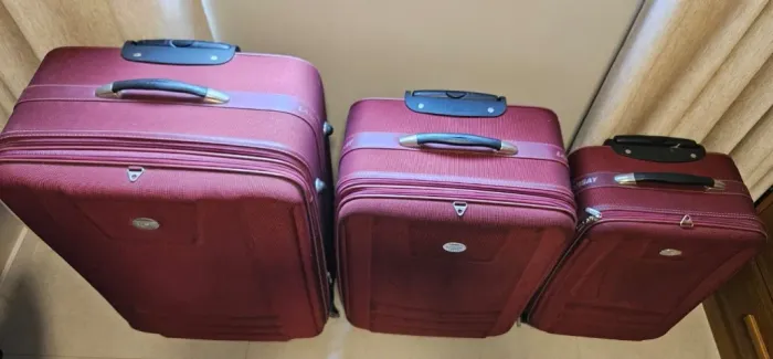 Kit de Malas de Viagem Lansay - Pequena, Media e Grande