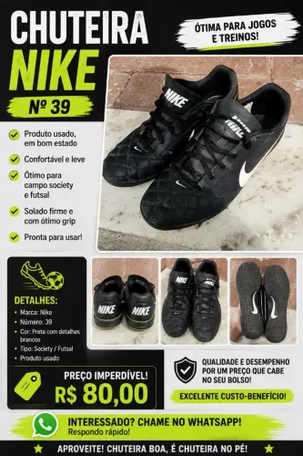 Chuteira nike