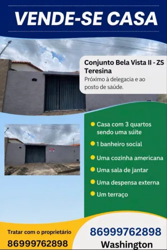 Casa para venda conjunto bela Vista II