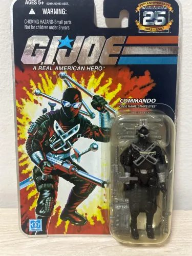Action Figure G.I.Joe Snake Eyes - 25 Anos