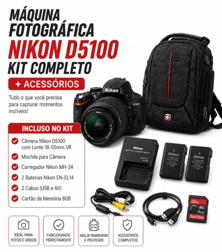 Câmera Nikon D5100