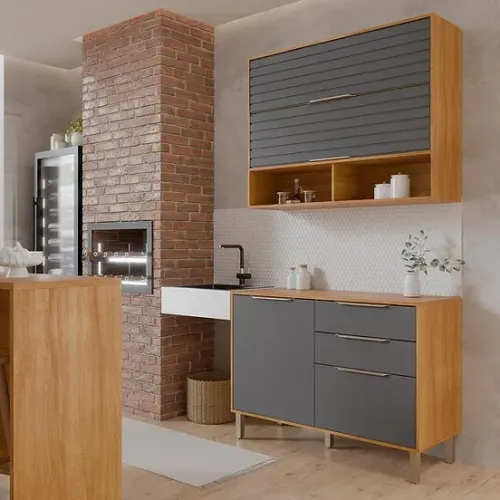 Kit Cozinha Esplendida 100% MDF - Entrega/Montagem Grátis Fortaleza