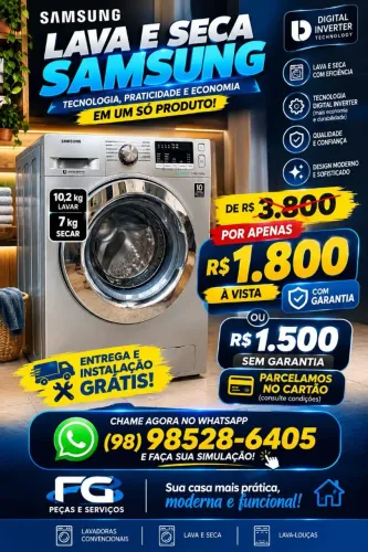 Lava e seca a venda