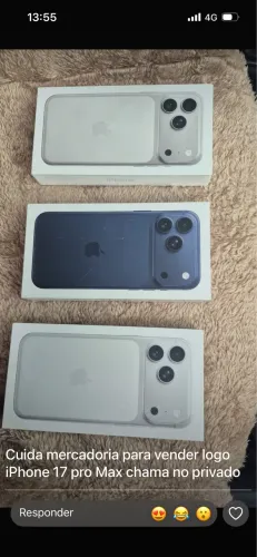 Vendo iPhone 17 pro Max 256 gb