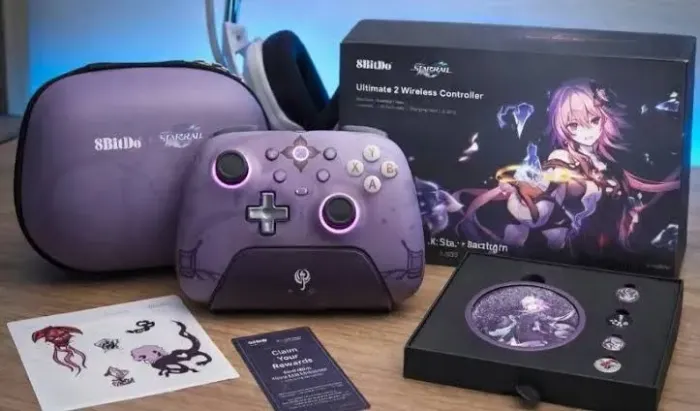 Controle 8BitDo Ultimate 2 Honkai: Star Rail - Evernight Lacrado