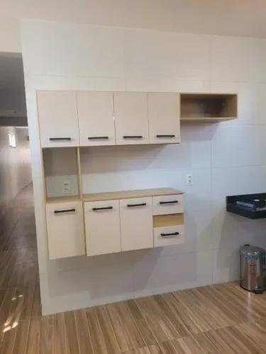 Armário de Cozinha Suspenso Juliete 7 Portas 2 Gavetas - Entrega Rápida