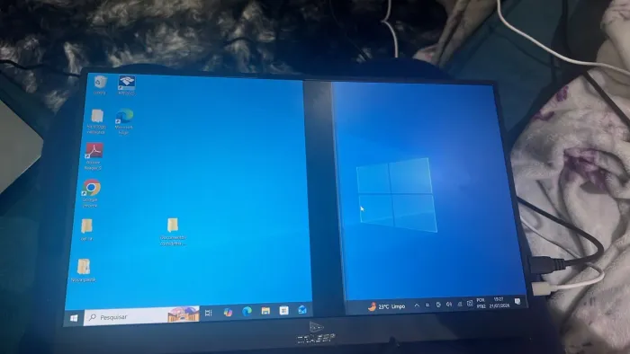 Monitor portátil no estado