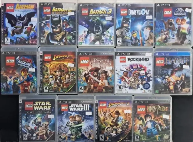 JOGOS PLAYSTATION 3 PS 3 LEGO *O Preço no anúncio é do Jogo de menor valor*