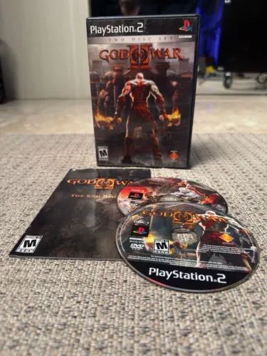 God of War 2 PS2 Original Americano Completo 2 Discos
