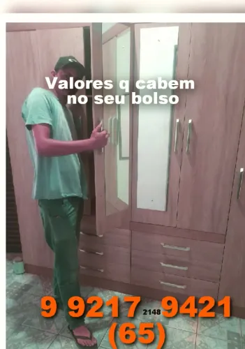 Montador de Móveis: Disponibilidade Imediata neste Sábado. Atendimento em Cuiabá-MT.