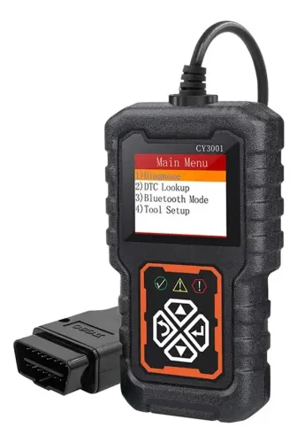 Scanner Automotivo Cy3001 (OBD2) - Leitor Códigos / Ler E Apagar Falhas Do Motor