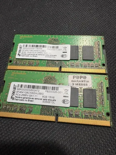 Memoria ram 8gb - 2 unidades - 2666v ddr4