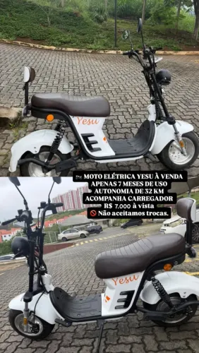 Moto elétrica yesu 2026