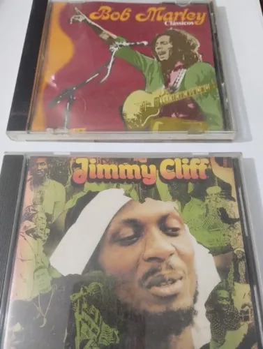 CDS MUSICAIS  DE REGGAE , BOB MARLEY (1) ,JIMMY CLIFF ( 1)
