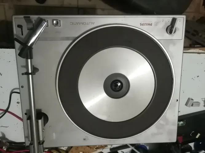 Mecanismo toca disco philips antigo