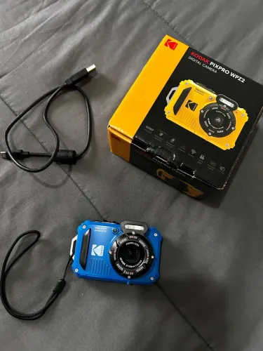 Câmera Kodak PIXPRO WPZ2 Azul + Cartão de Memória