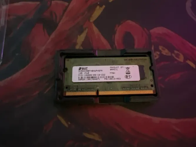 MEMÓRIA RAM 1GB SMART NOTEBOOK