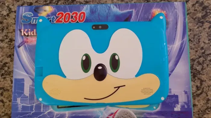 Tablet infantil azul Sonic
