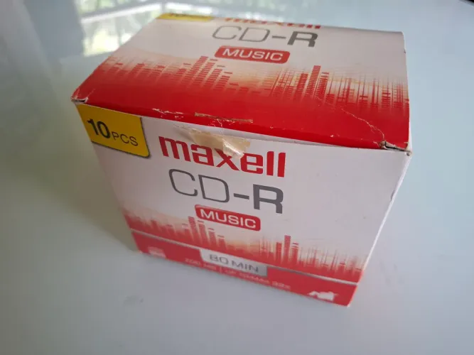 Caixa com 10 CD-R Music Maxell lacrados!