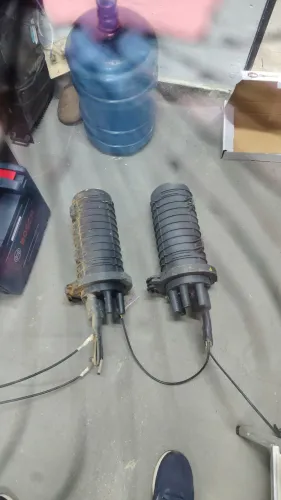 Caixa de emendas de fibra óptica 