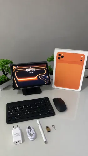 Tablet I17 512GB, 12GB RAM com Teclado, Mouse e Capa