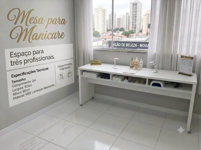 Mesa para manicure