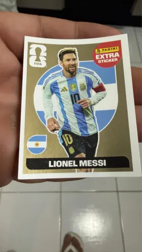 Figurinha Messi Gold