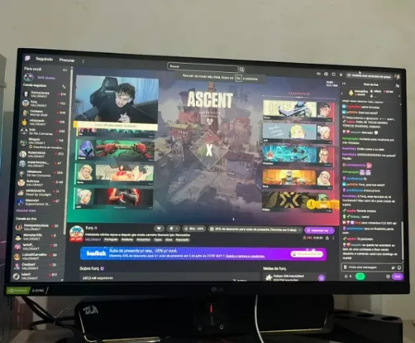 Monitor Gamer LG UltraGear 27GN65R 27" IPS 144Hz 1ms Full HD
