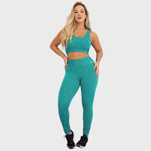 Conjunto fitness Onça