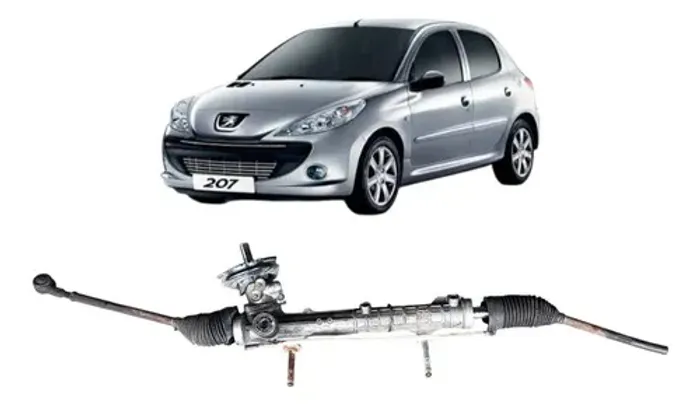 Caixa De Direção Hidráulica Peugeot 207 Hatch 2011 Uzad0
