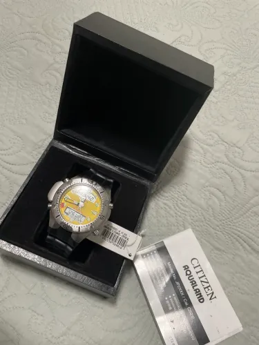 Relógio Aqualand JP1060 Mostrador Amarelo
