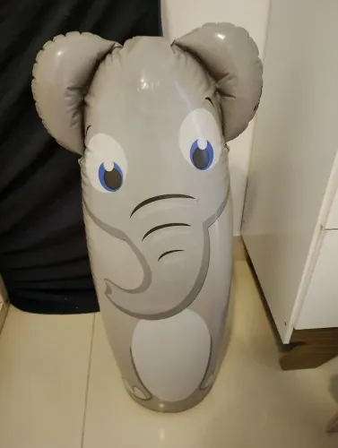 João bobo teimoso inflável - elefante. Pouco usado