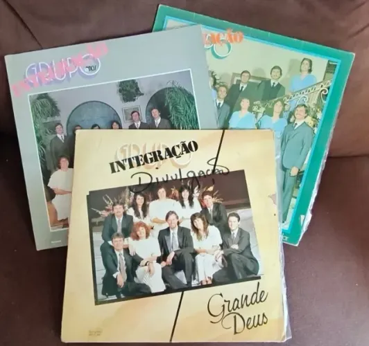 Lote 3 Lp's Discos Vinil Gospel Evangélico - Grupo Integração