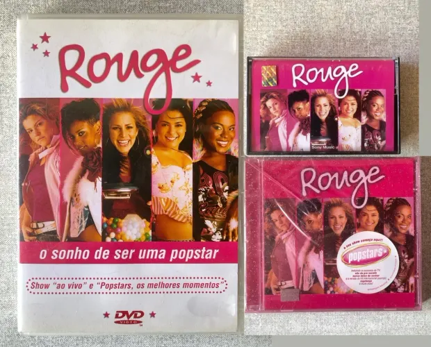 CD Rouge - Kit Popstars CD + DVD + Fita K7