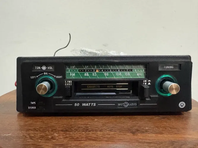 Rádio Toca Fitas Automotivo Motoradio 50 Watts Raridade (Usado)