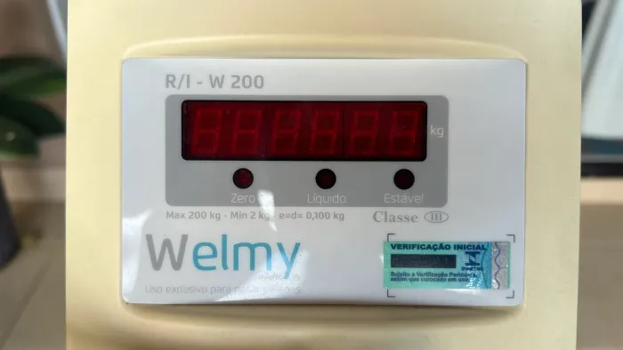 Balança Antropométrica Digital Welmy W-200 com Estadiômetro - Excelente Estado