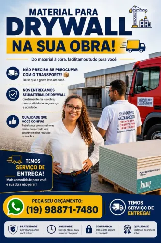 Gerenciamento de Obras | Drywall & Construção Civil