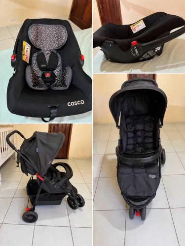 Vendo carrinho e bebê conforto
