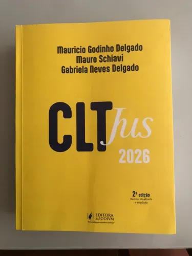 CLT (2026) Organizada Jus - Prova OAB 46 e 47 - ENTREGO EM BH E REGIAO