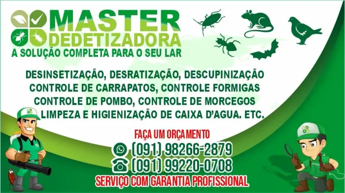 CONTROLE DE PRAGAS.( DEDETIZACAO)