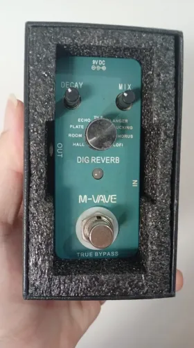 Pedal M-Vave Dig Reverb Digital para Guitarra