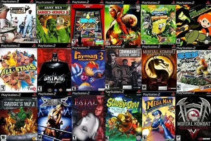 Jogos PS2 em pacotes 