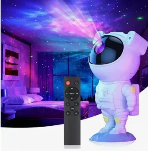 Luminaria Projetor De Luz Astronauta Galaxy Ligth Estrelas