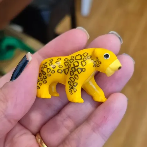 Boneco Onça Kinder Ovo Natoons