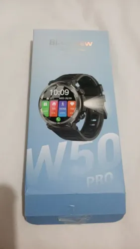 Relógio w50pro smartwatch bateria chega a dura 30 dias a prova de água novo de verdade