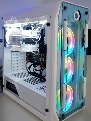 Gabinete Gamer Novo com 3 Fans ARGB