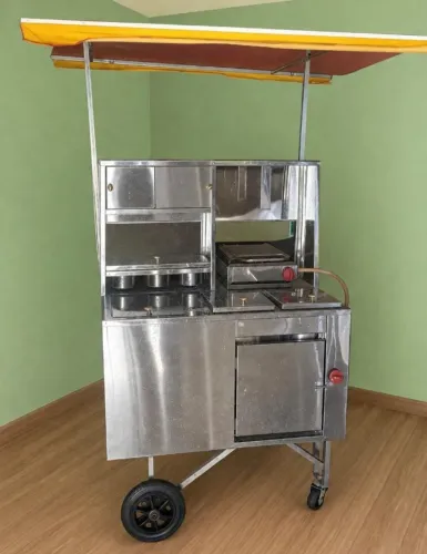 VENDO CARRINHO DE CACHORRO QUENTE,usado pouca vezes!tudo funcionando perfeitamente,em ótim