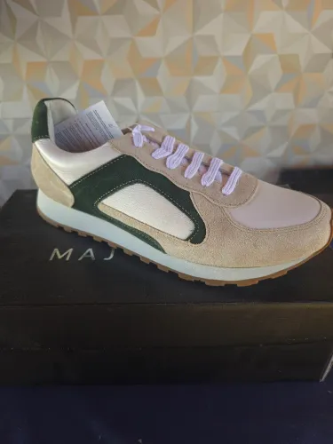 Sneaker Retro Majorano em couro