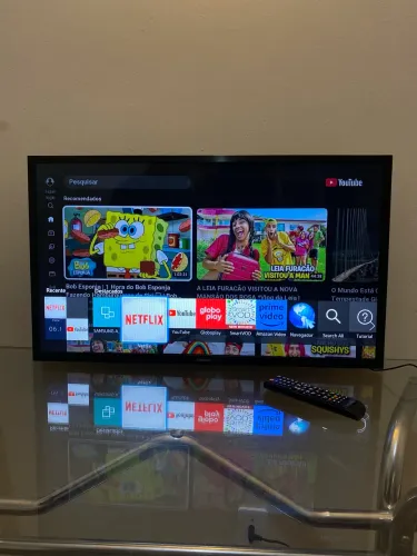 Smart TV Samsung 32 LED Wi-Fi Netflix YouTube UN32J4290AG - Ótimo Estado.